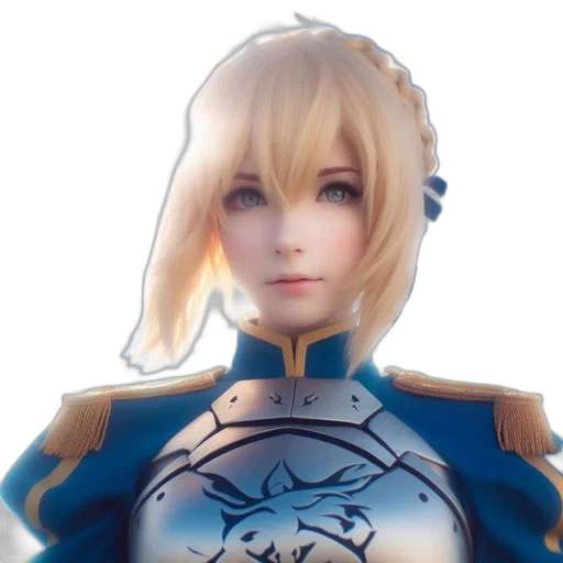 robot, face, crown, staff transparent PNG cut-out