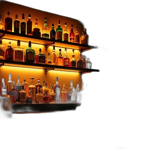 bottle, furniture, crown, weapon transparent PNG cut-out