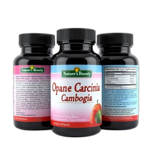 three, bottles, garcinia, cambogia transparent PNG cut-out