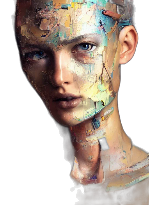 face, mask, robot, jewelry transparent PNG cut-out