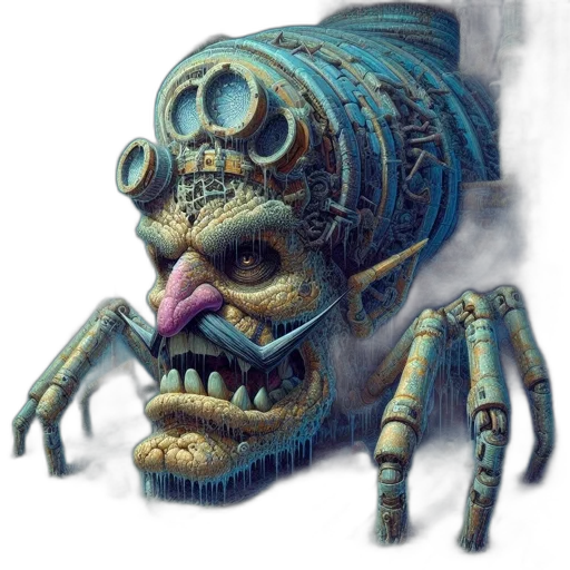creature, mask, face, robot transparent PNG cut-out