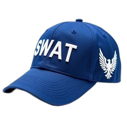 hat, weapon, 3d render, vaporwave transparent PNG cut-out