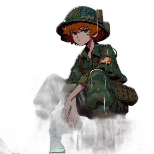 hat, jacket, weapon, staff transparent PNG cut-out