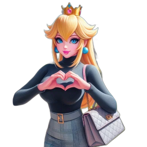 crown, dress, concept art, pixel art transparent PNG cut-out