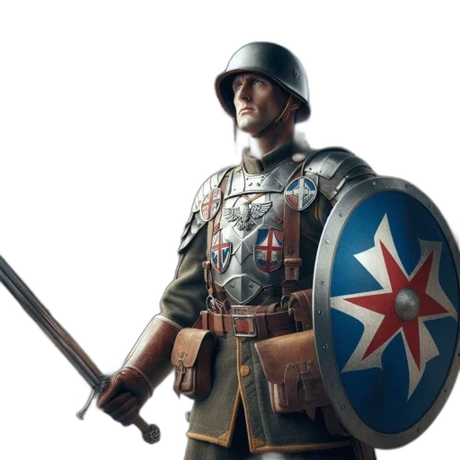 weapon, sword, staff, hat transparent PNG cut-out