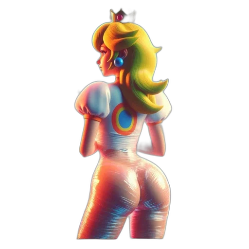 dress, crown, robot, staff transparent PNG cut-out