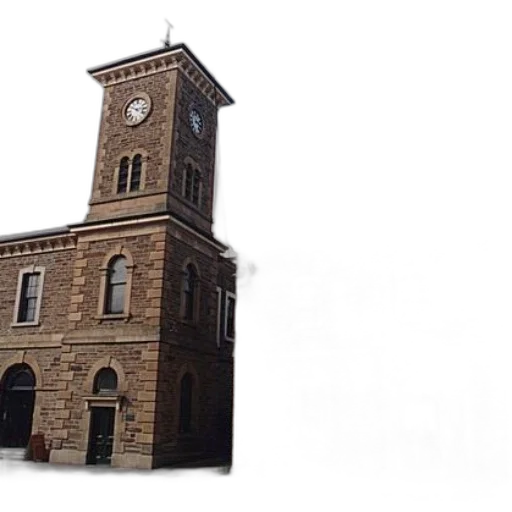 building, 3d render, photorealistic, city street transparent PNG cut-out