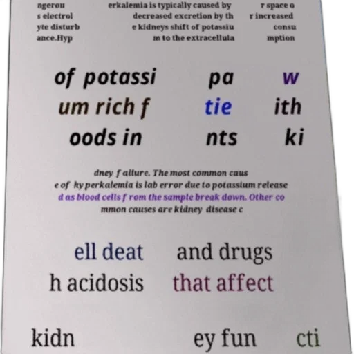 text-based, image, explaining, hyperkalemia transparent PNG cut-out
