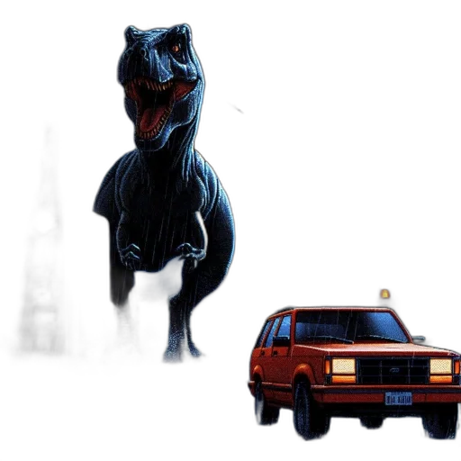 car, dragon, animal, creature transparent PNG cut-out