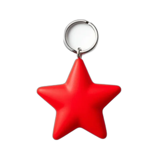 staff, jewelry, 3d render, red transparent PNG cut-out