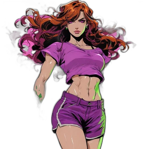 hair, comic book art, concept art, cartoon transparent PNG cut-out