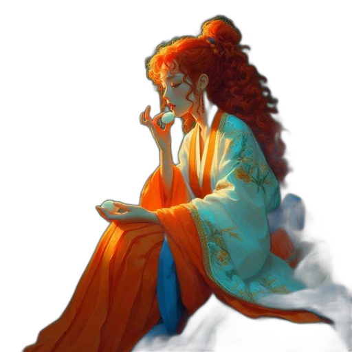 staff, concept art, fantasy art, vaporwave transparent PNG cut-out