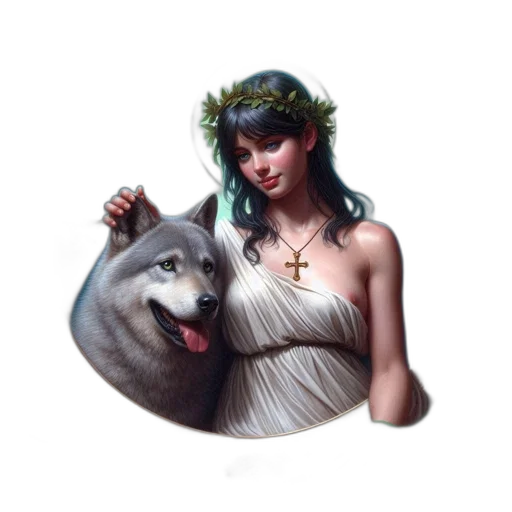jewelry, dress, animal, creature transparent PNG cut-out