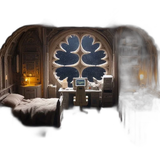 furniture, crown, mask, concept art transparent PNG cut-out