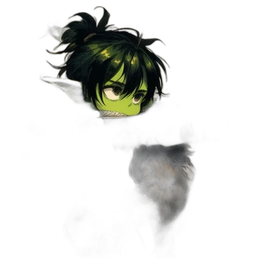 mask, face, hair, dragon transparent PNG cut-out