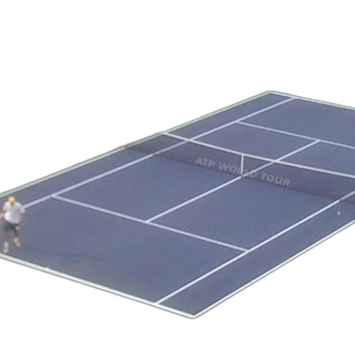 3d render, tennis, court, atp transparent PNG cut-out