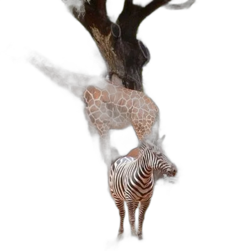 animal, creature, hair, tree transparent PNG cut-out