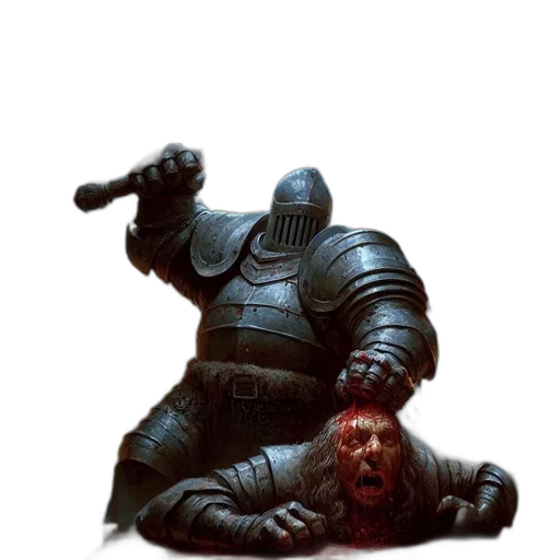 creature, robot, weapon, staff transparent PNG cut-out
