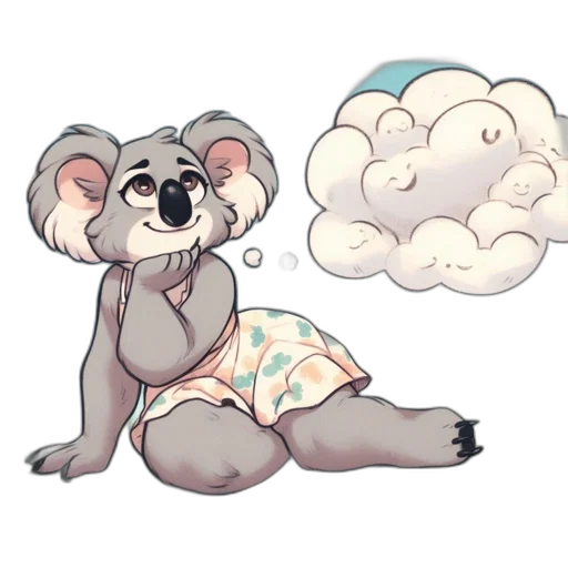 concept art, vaporwave, watercolor, cartoon transparent PNG cut-out
