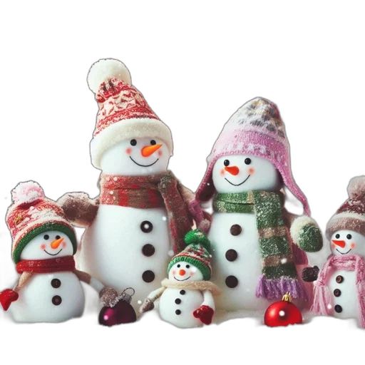 snow, festive, wintry, scene transparent PNG cut-out