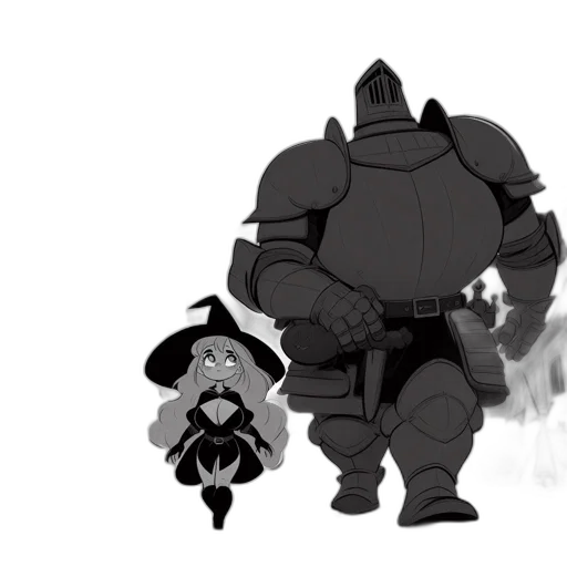robot, weapon, staff, creature transparent PNG cut-out