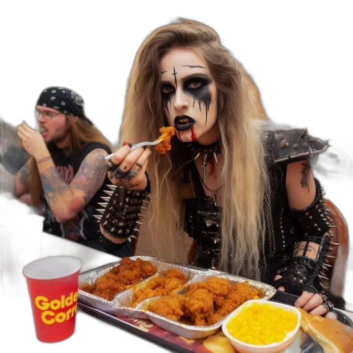 food, individual, gothic, fashion transparent PNG cut-out