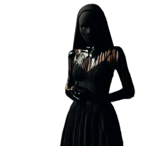 dress, mask, face, creature transparent PNG cut-out