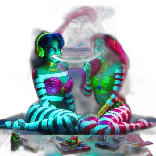 mask, vaporwave, fantasy art, concept art transparent PNG cut-out