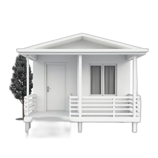 furniture, building, 3d render, photorealistic transparent PNG cut-out