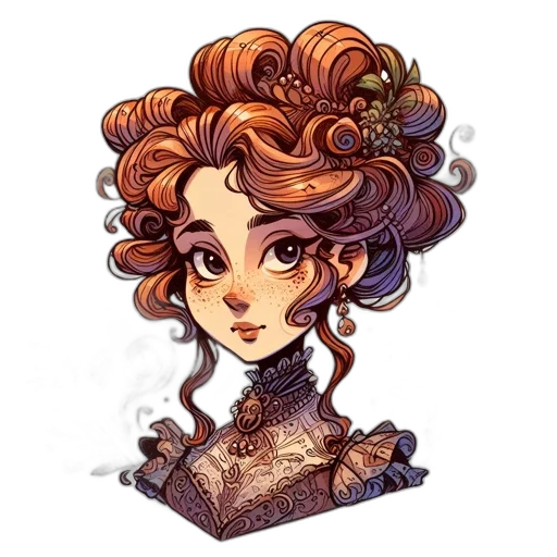 crown, fantasy art, watercolor, cartoon transparent PNG cut-out