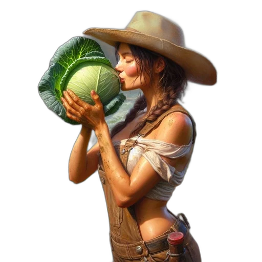 hat, food, weapon, face transparent PNG cut-out