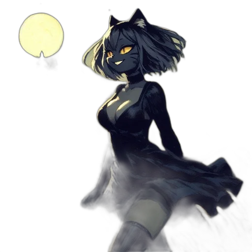 mask, dress, creature, staff transparent PNG cut-out