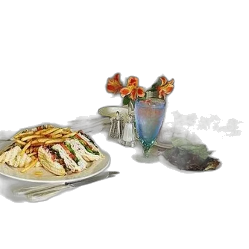 food, photorealistic, oil painting, 3d render transparent PNG cut-out