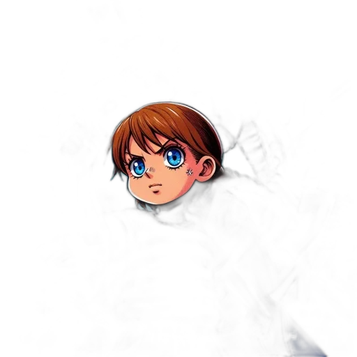 creature, face, jacket, weapon transparent PNG cut-out