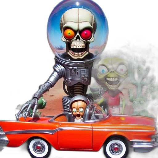 car, robot, concept art, comic book art transparent PNG cut-out