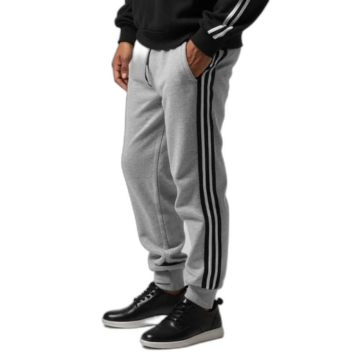 jacket, shoes, staff, 3d render transparent PNG cut-out