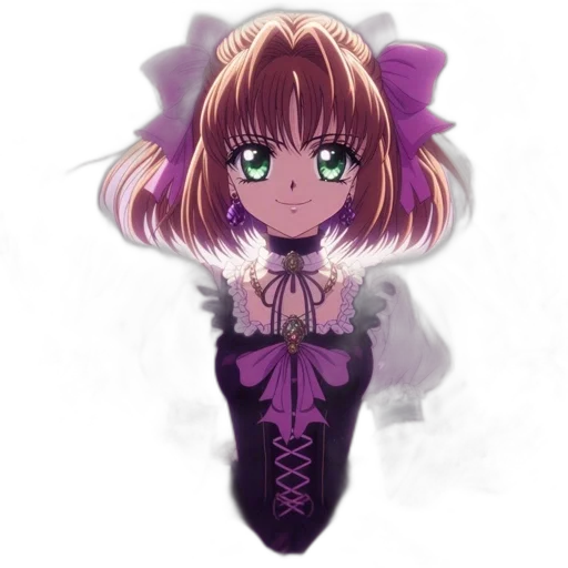 flower, staff, crown, dress transparent PNG cut-out