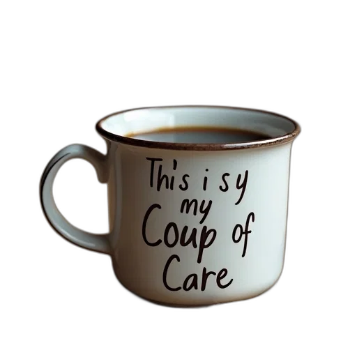 staff, cup, care, coffee transparent PNG cut-out