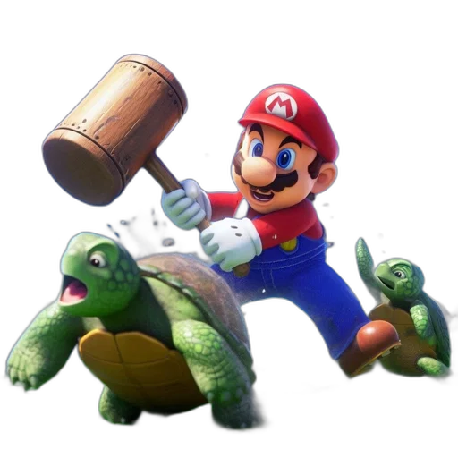 weapon, staff, animal, hat transparent PNG cut-out