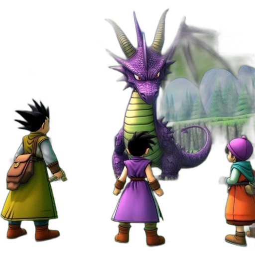 dragon, staff, concept art, 3d render transparent PNG cut-out