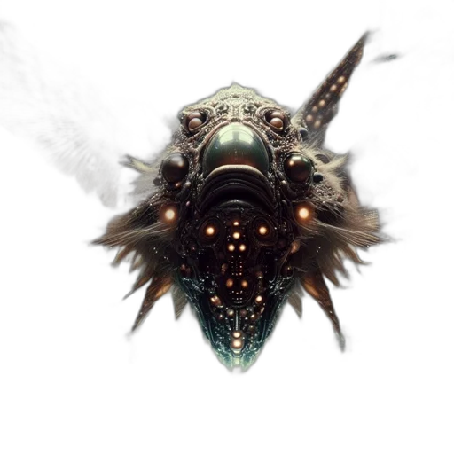 mask, dragon, face, creature transparent PNG cut-out