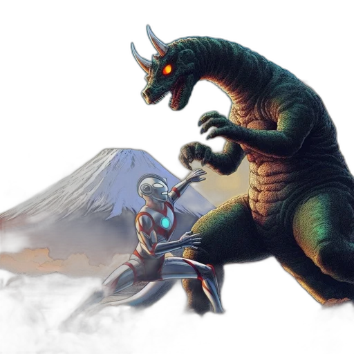 dragon, concept art, fantasy art, pixel art transparent PNG cut-out