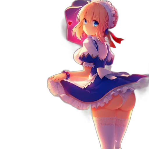 dress, staff, robot, weapon transparent PNG cut-out