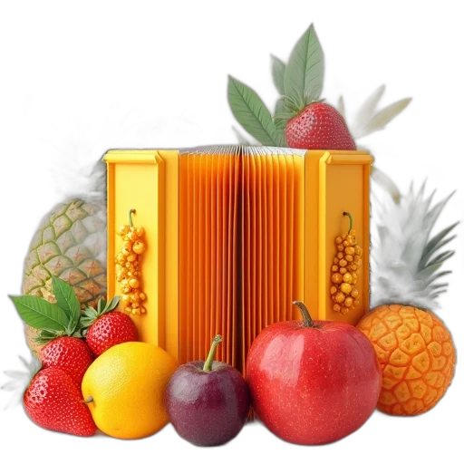 food, crown, photorealistic, 3d render transparent PNG cut-out