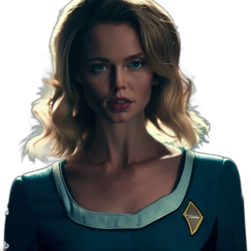 face, dress, staff, robot transparent PNG cut-out