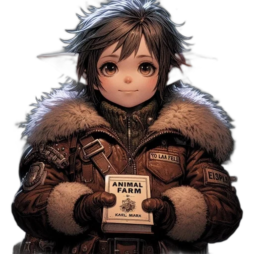 jacket, animal, creature, face transparent PNG cut-out