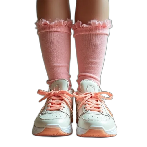 shoes, 3d render, photorealistic, vaporwave transparent PNG cut-out