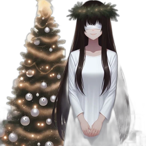 dress, tree, crown, hat transparent PNG cut-out