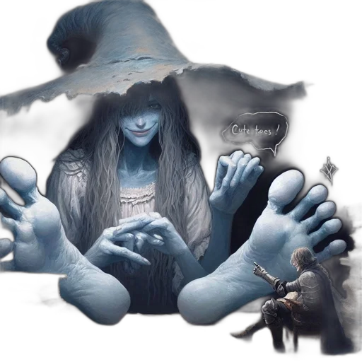 fantasy art, concept art, photorealistic, pencil sketch transparent PNG cut-out