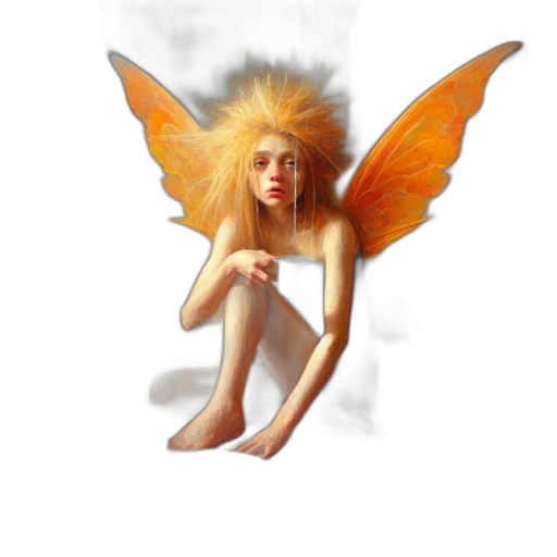 creature, dragon, hair, face transparent PNG cut-out